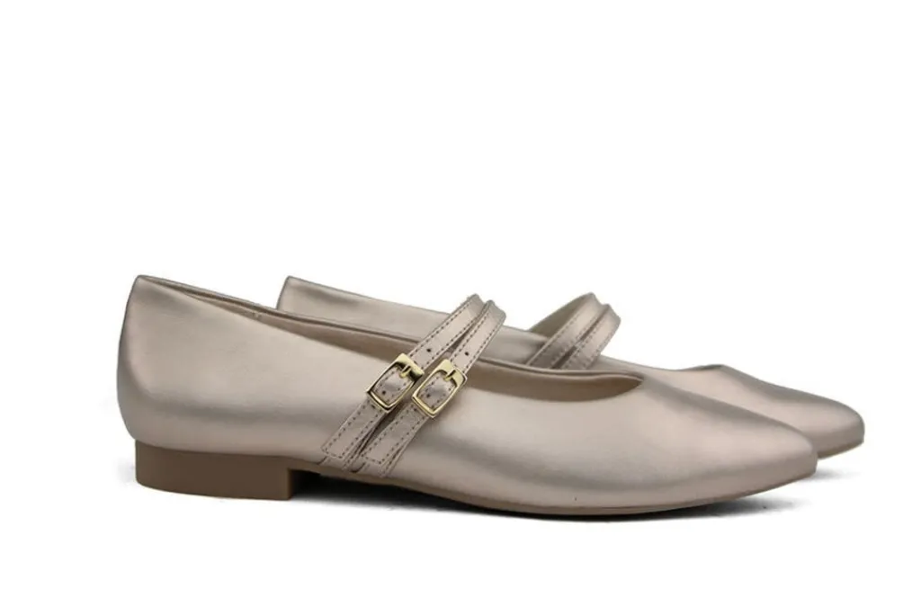 Bandschoenen^Paul Green Bandschoen Metallic Shell