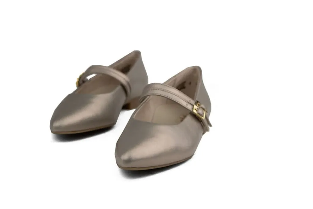 Bandschoenen^Paul Green Bandschoen Metallic Shell