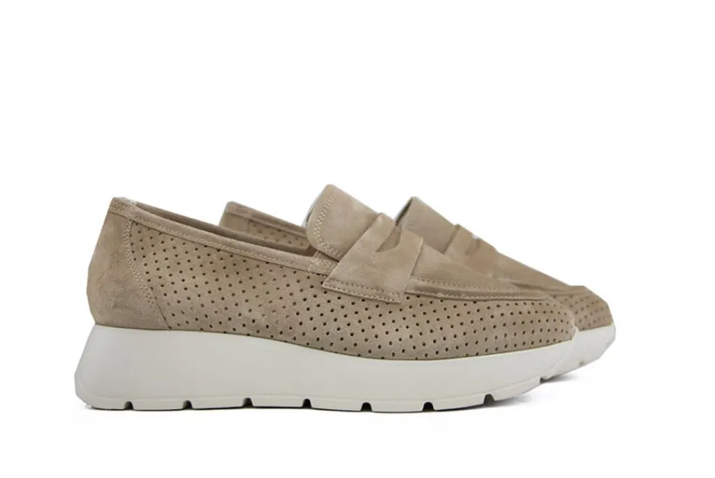 Instappers | Loafers / Instappers^Paul Green Loafer Soft Suede Grain