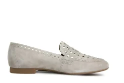 Instappers | Loafers / Instappers^Paul Green Loafer Studs Stone Samtziege