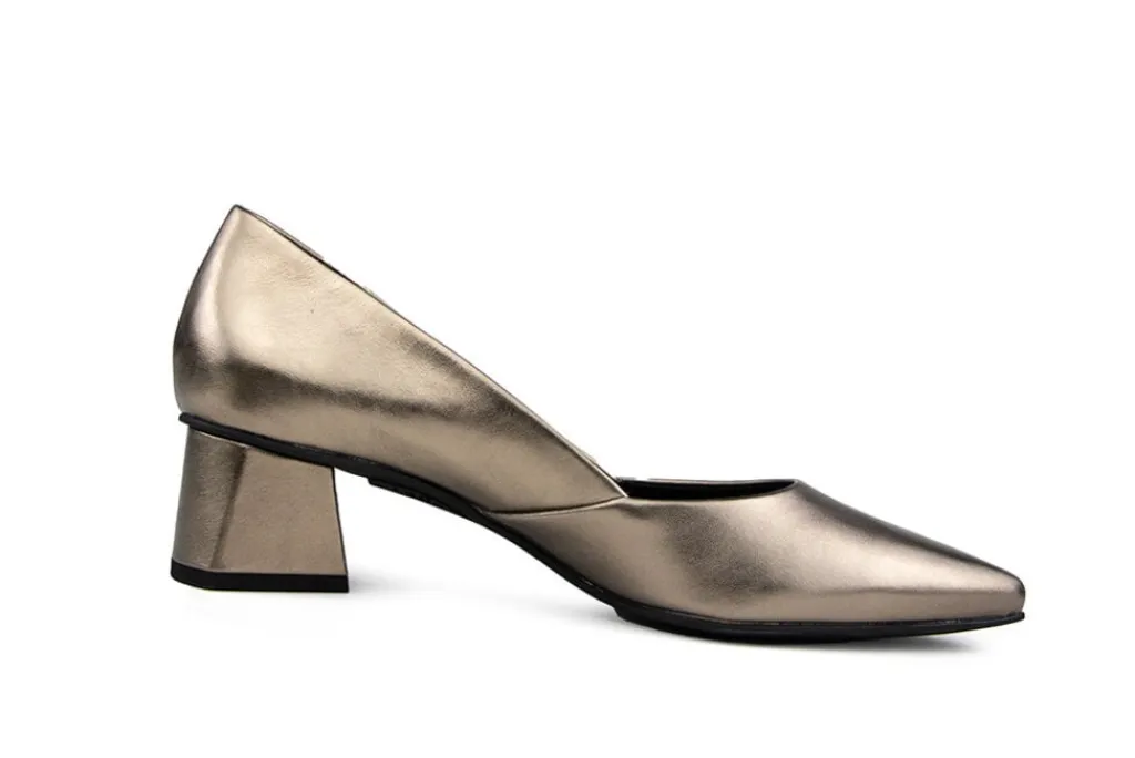 Pumps^Paul Green Pump Nappa Metallic Earth