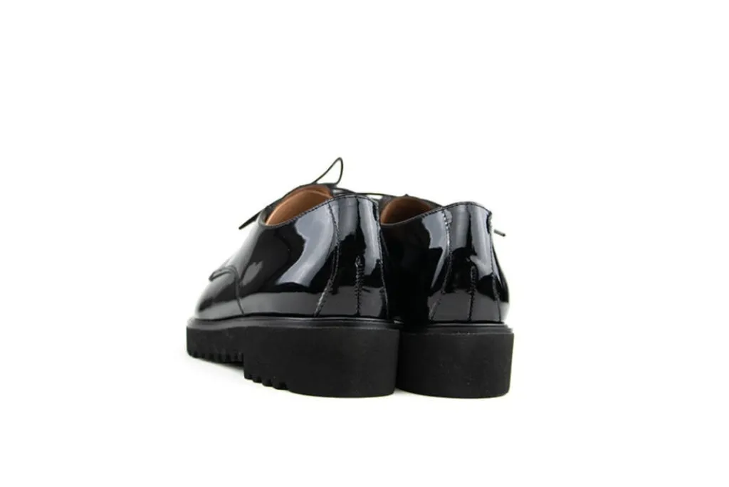 Veterschoenen^Paul Green Veter Softlack Schwarz