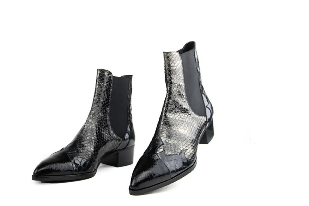 Chelsea Boots^Pertini Chelsea Boots Black Antracita Olympic