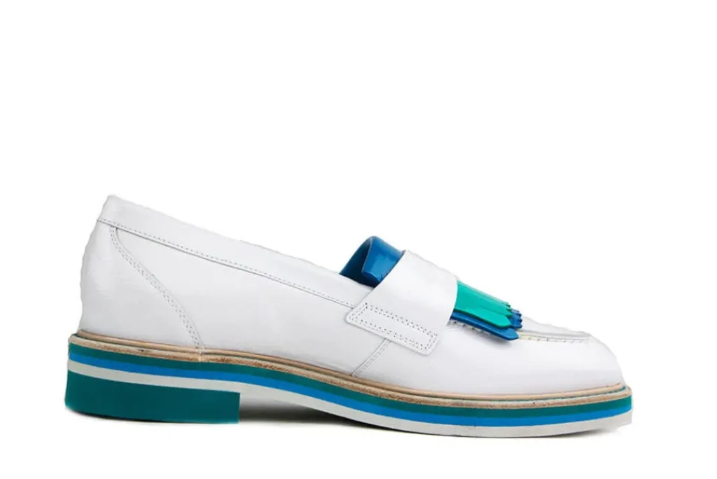 Instappers | Loafers / Instappers^Pertini Loafer Klep Robin White