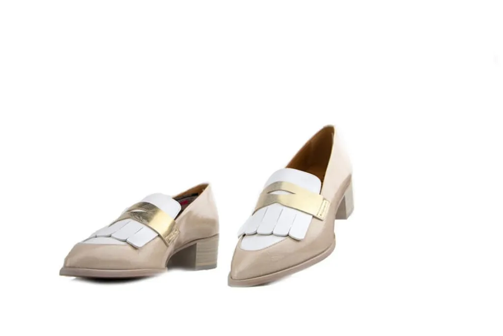 Instappers | Loafers / Instappers^Pertini Loafer Klep Robin Arce White