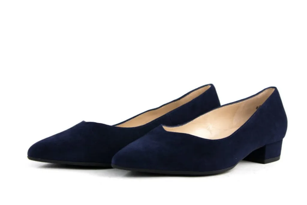 Pumps^Peter Kaiser pump Darcie Donkerblauw Suede
