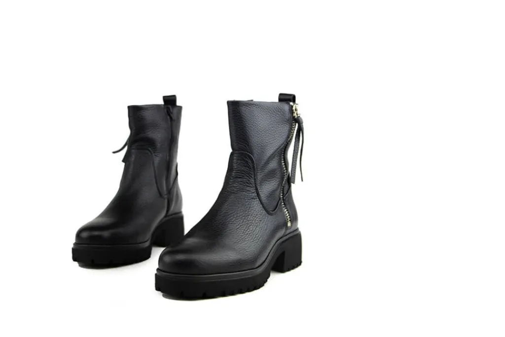 Enkellaarzen^Piedi Nudi Enkellaars Sora 03.03 Black