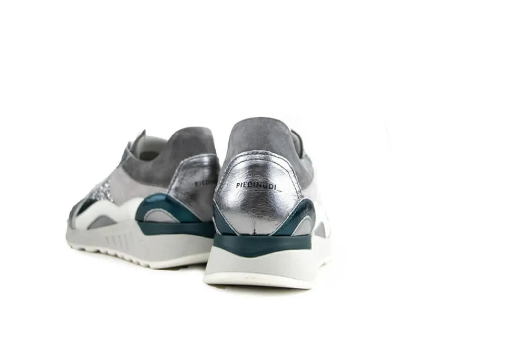 Sneakers^Piedi Nudi Sneaker Nova 11.17 Silver Lux