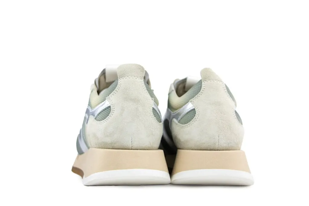 Sneakers^Piedi Nudi Sneaker Vava 01.15 Ecru Silver