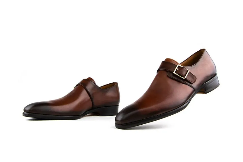 Gespschoenen | Nette Schoenen^Pigato Gespschoenen Cognac Jacinto