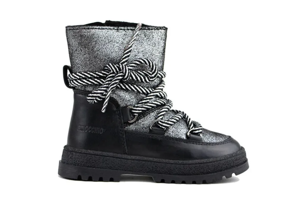Laarzen^Pinocchio Boot Dark Silver