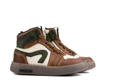 Sneakers^Pinocchio Hoge Sneaker Groen Combi
