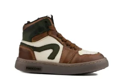 Sneakers^Pinocchio Hoge Sneaker Groen Combi