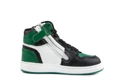 Sneakers^Pinocchio Hoge Sneaker Groen Zwart