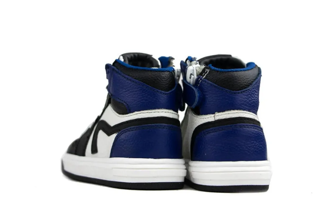 Sneakers^Pinocchio Hoge Sneaker Kobalt Combi