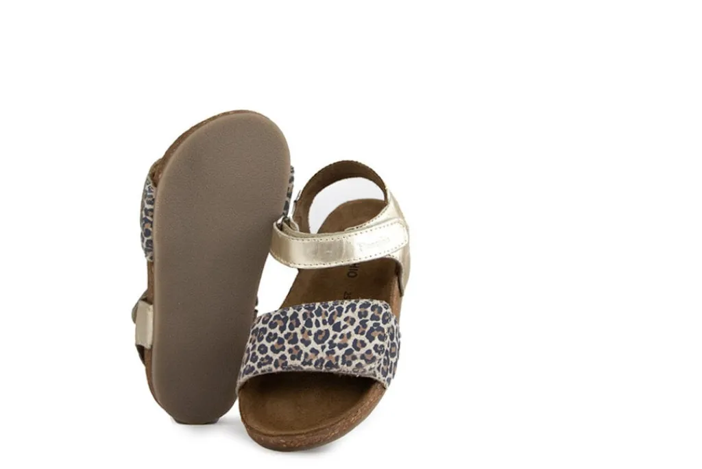 Sandalen | Sandalen En Slippers^Pinocchio Sandaal Platina Panter Combi