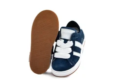 Sneakers^Pinocchio Sneaker Donkerblauw Suede Combi