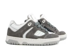 Sneakers^Pinocchio Sneaker Grijs Wit Combi