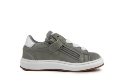 Sneakers^Pinocchio Sneaker Lichtgrijs Suede Combi