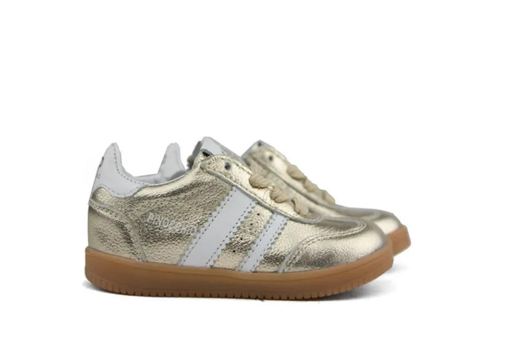 Sneakers^Pinocchio Sneaker Platinum Wit Combi