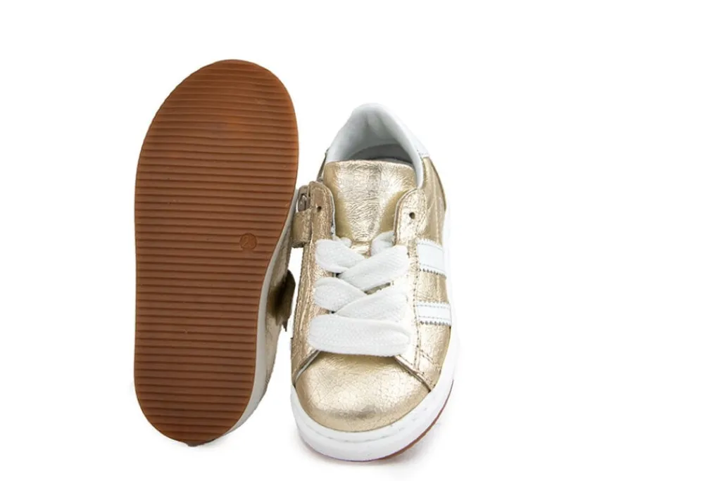 Sneakers^Pinocchio Sneaker Platinum Wit Combi