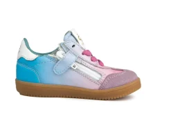 Sneakers^Pinocchio Sneaker Roze Blauw Combi
