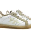 Sneakers^Pinocchio Sneaker Wit Beige Combi