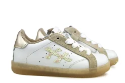 Sneakers^Pinocchio Sneaker Wit Beige Combi