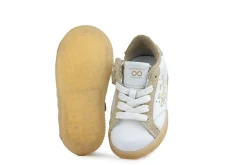 Sneakers^Pinocchio Sneaker Wit Beige Combi