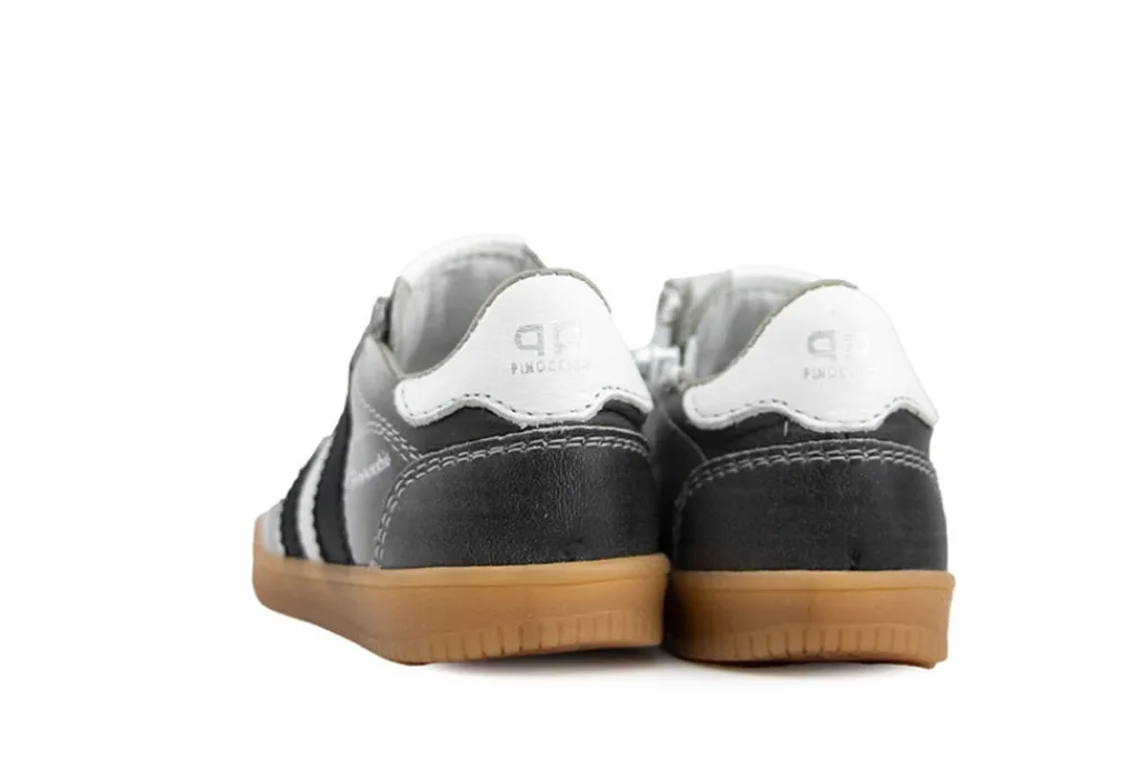 Sneakers^Pinocchio Sneaker Wit Grijs Combi