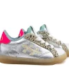 Sneakers^Pinocchio Sneaker Zilver Combi