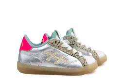 Sneakers^Pinocchio Sneaker Zilver Combi