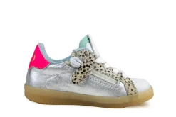Sneakers^Pinocchio Sneaker Zilver Combi