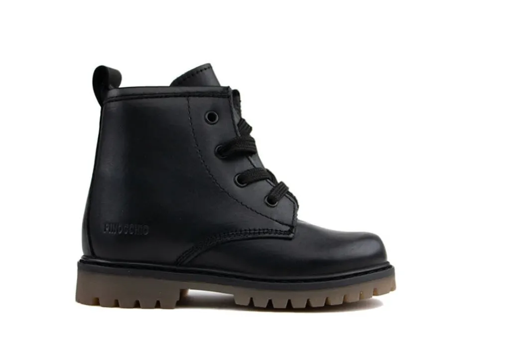 Veterboots En Bikerboots^Pinocchio Veterboot Black Combi