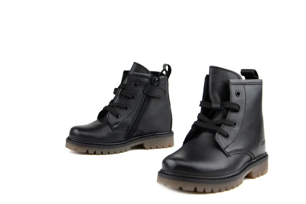 Veterboots En Bikerboots^Pinocchio Veterboot Black Combi