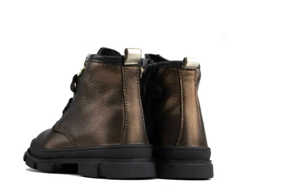 Veterboots En Bikerboots^Pinocchio Veterboot Bronze Combi