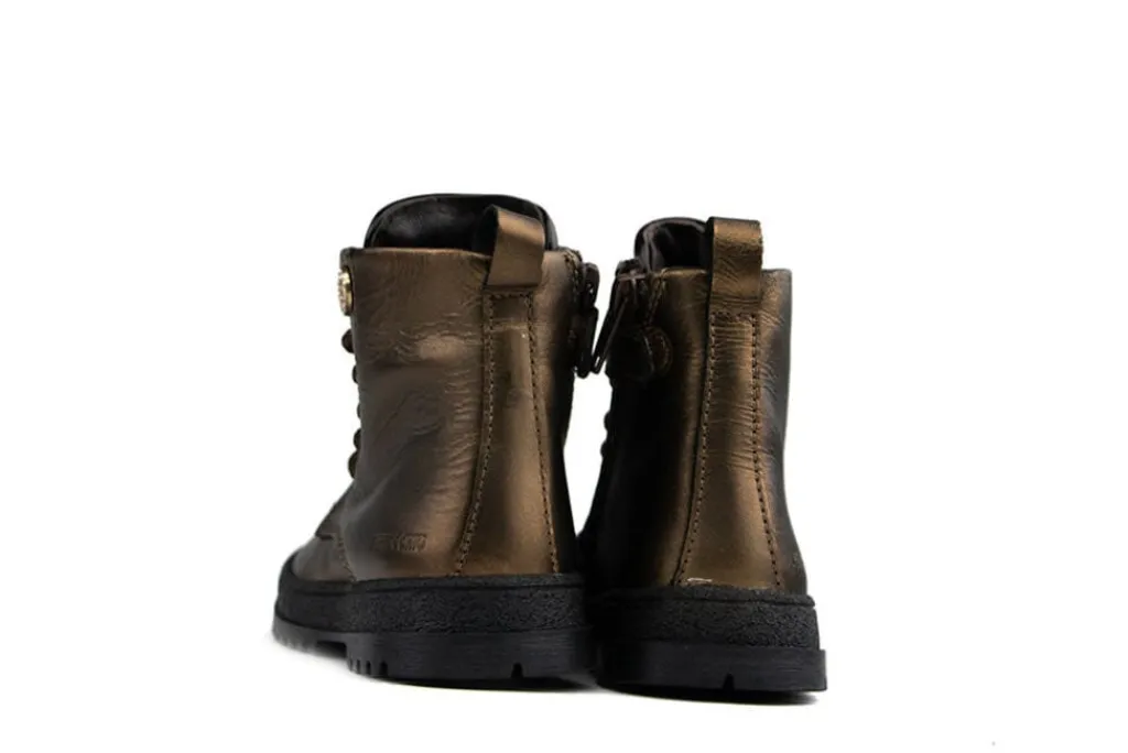 Veterboots En Bikerboots^Pinocchio Veterboot Bronze Combi