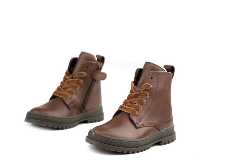 Veterboots En Bikerboots^Pinocchio Veterboot Mid Brown Combi