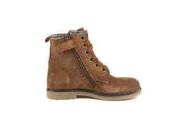 Veterboots En Bikerboots^Pinocchio Veterboot Middenbruin Suede