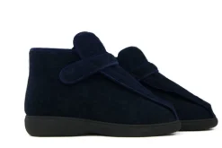 Pantoffels^Pulman Heren Pantoffels Klittenband Blauw