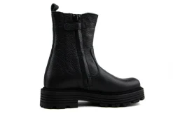 Veterboots En Bikerboots^Red-Rag Red Rag Chelsea Boots Gesp Black Nappa