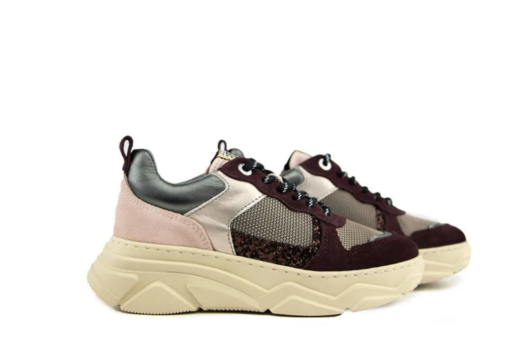 Sneakers^Red-Rag Red Rag Sneaker Burgundy Suede