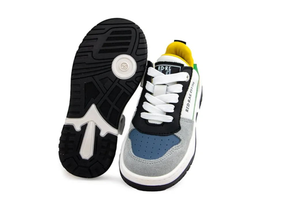 Sneakers^Red-Rag Red Rag Sneaker Grey Suede Combi