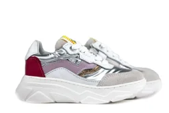 Sneakers^Red-Rag Red Rag Sneaker Silver Combi