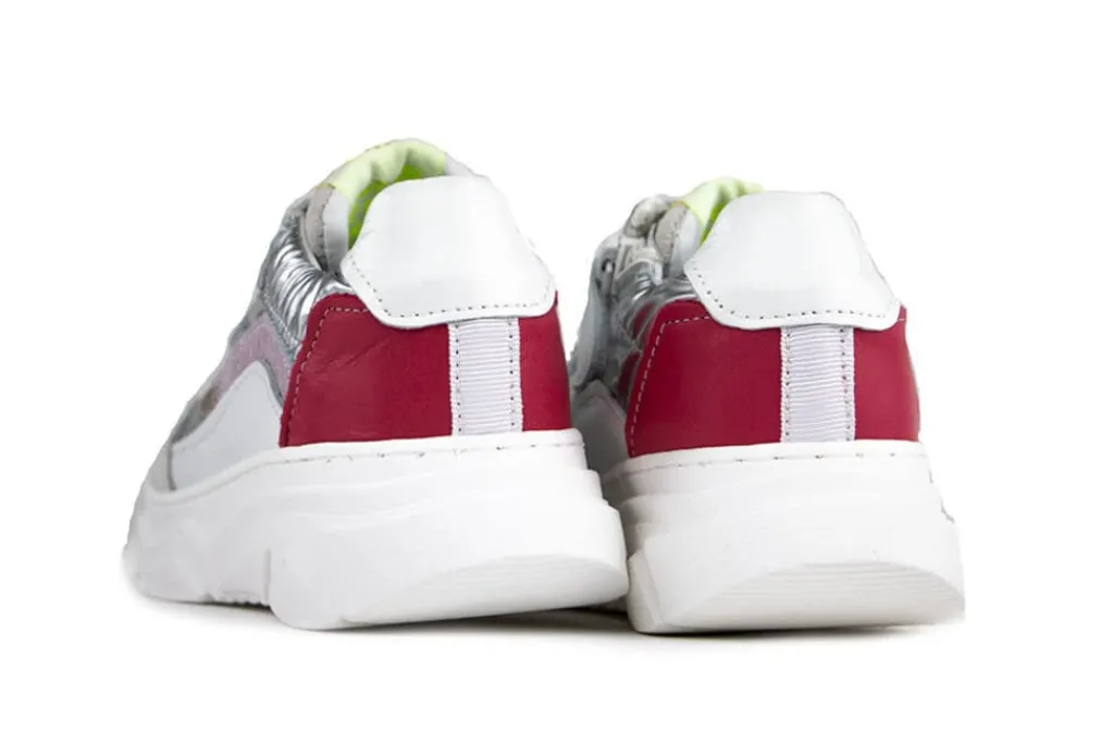 Sneakers^Red-Rag Red Rag Sneaker Silver Combi