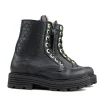Veterboots En Bikerboots^Red-Rag Red Rag Veterboot Black Nappa