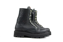 Veterboots En Bikerboots^Red-Rag Red Rag Veterboot Black Nappa