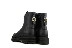Veterboots En Bikerboots^Red-Rag Red Rag Veterboot Black Nappa