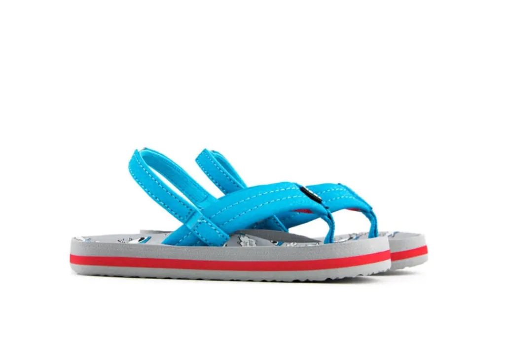 Slippers | Sandalen En Slippers^Reef Slippers Grijs Little Ahi Nom Nom