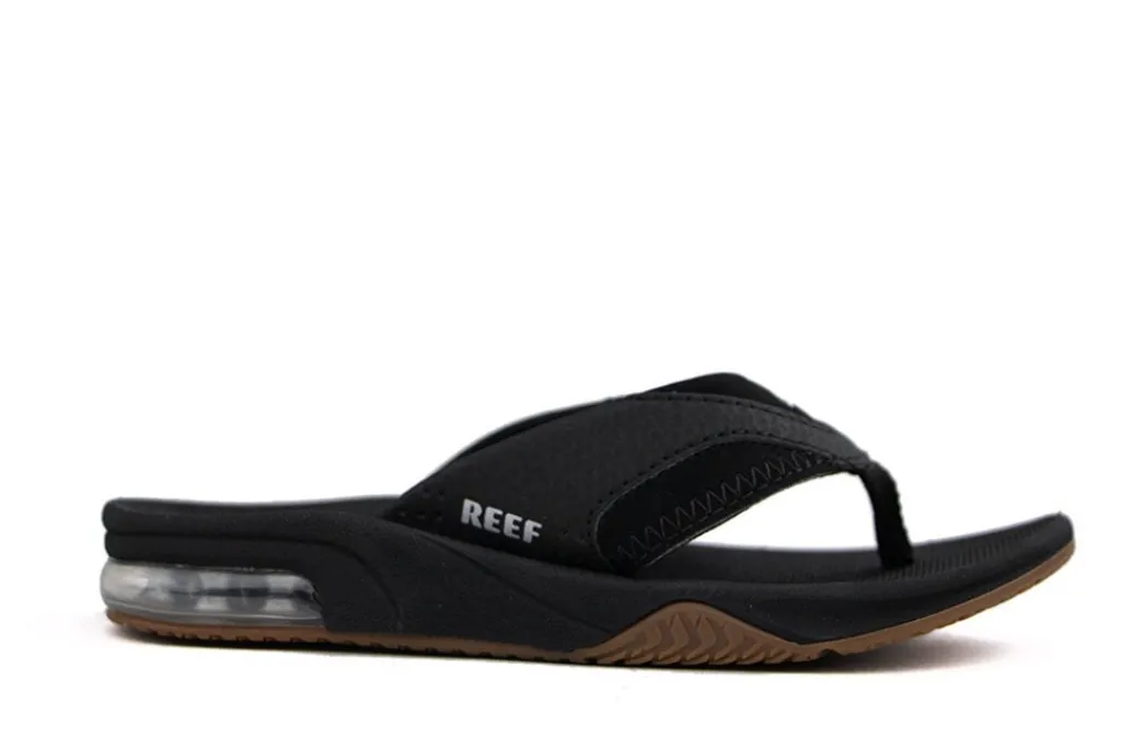 Slippers | Sandalen En Slippers^Reef Slippers Kids Fanning Black Silver